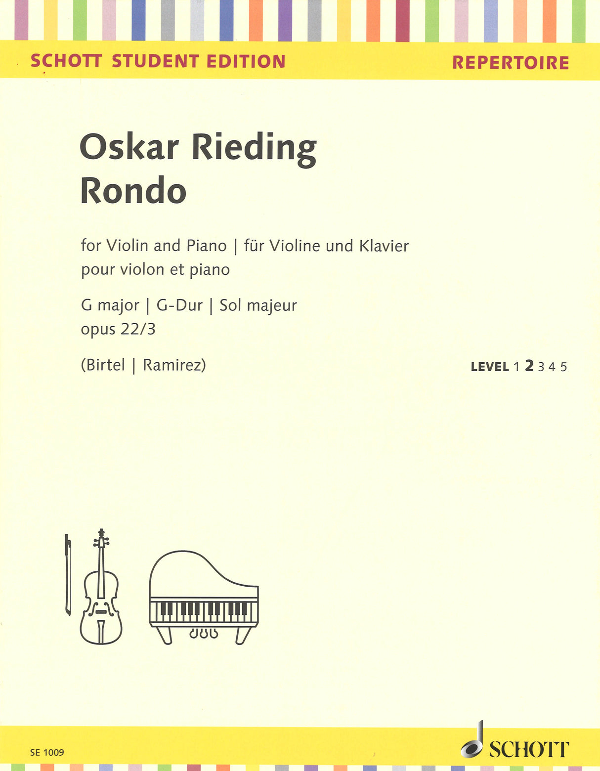 Rieding, Rondo op. 22/3 in G (Schott)