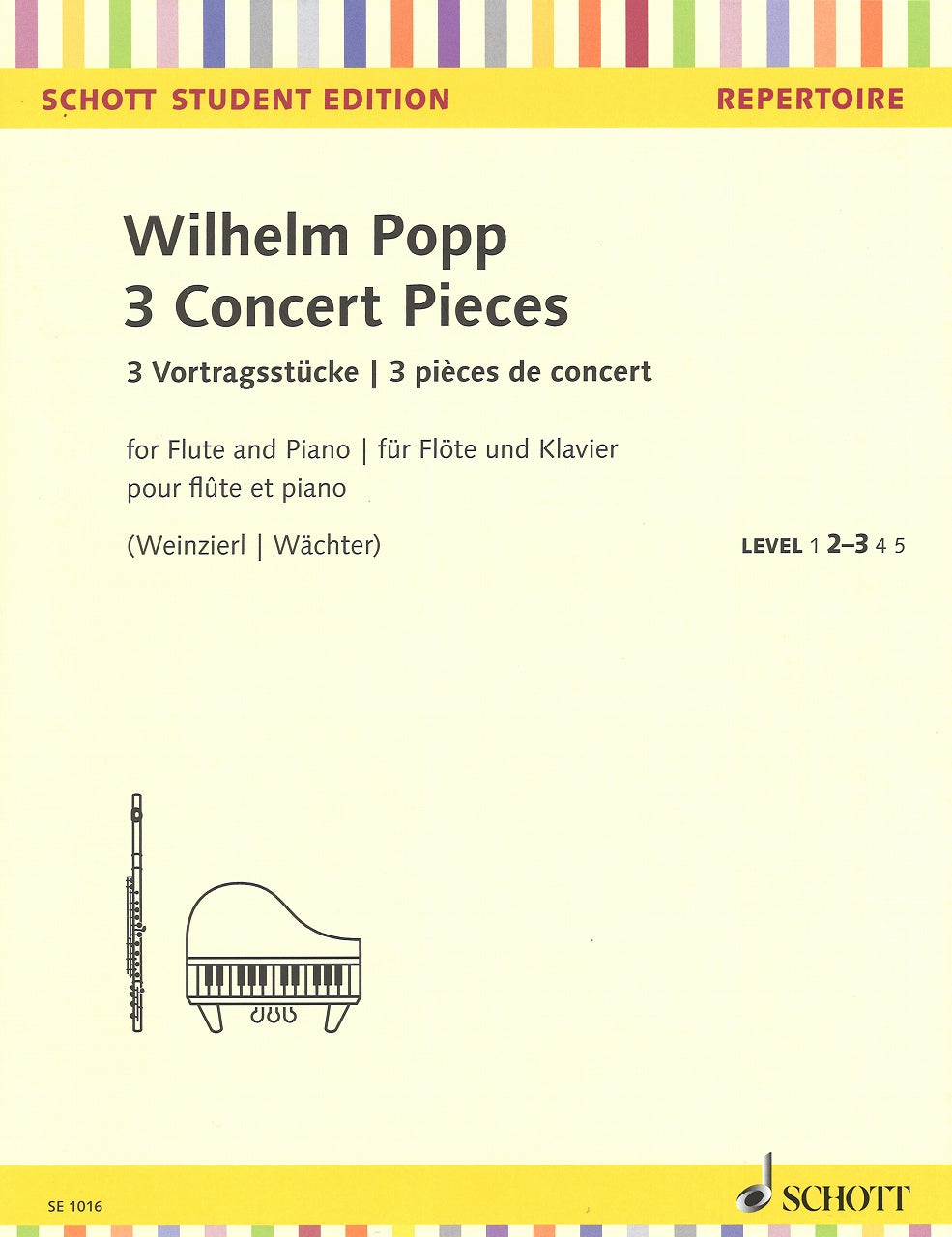 Popp, 3 Concert Pieces (Schott)