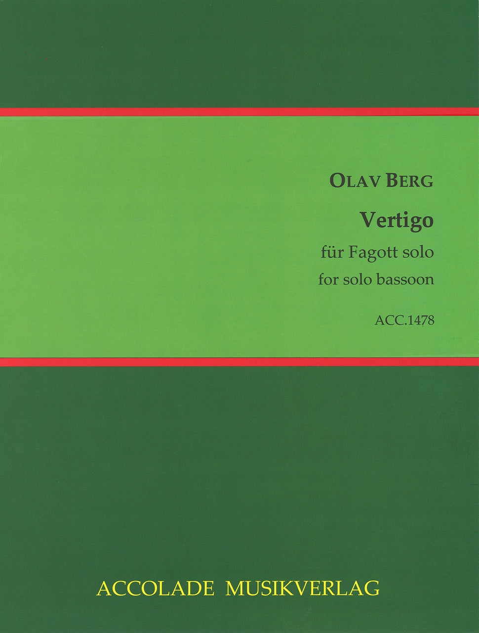 Berg,O., Vertigo fur Fagott solo (Accolade)