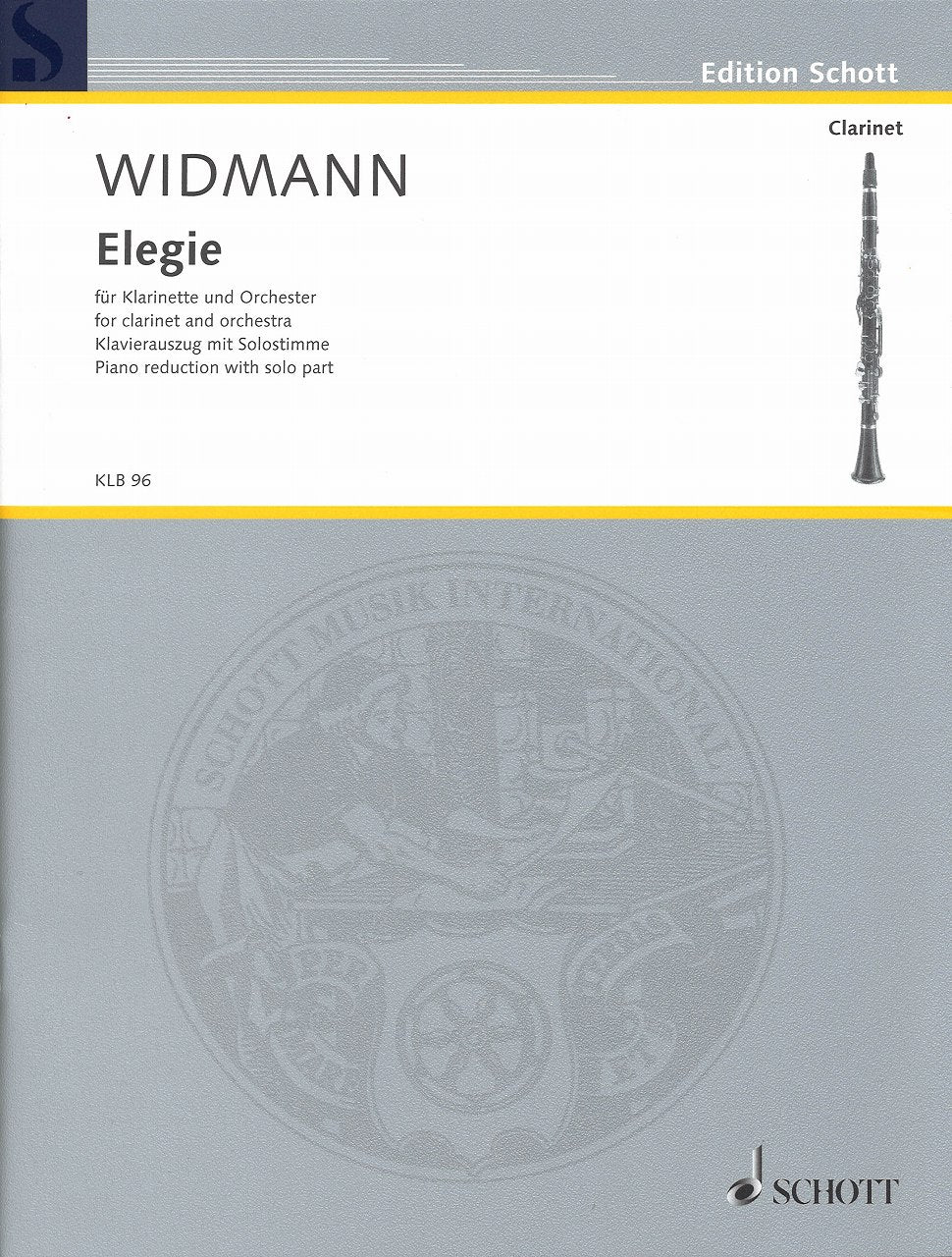 Widmann, Elegie (Schott)