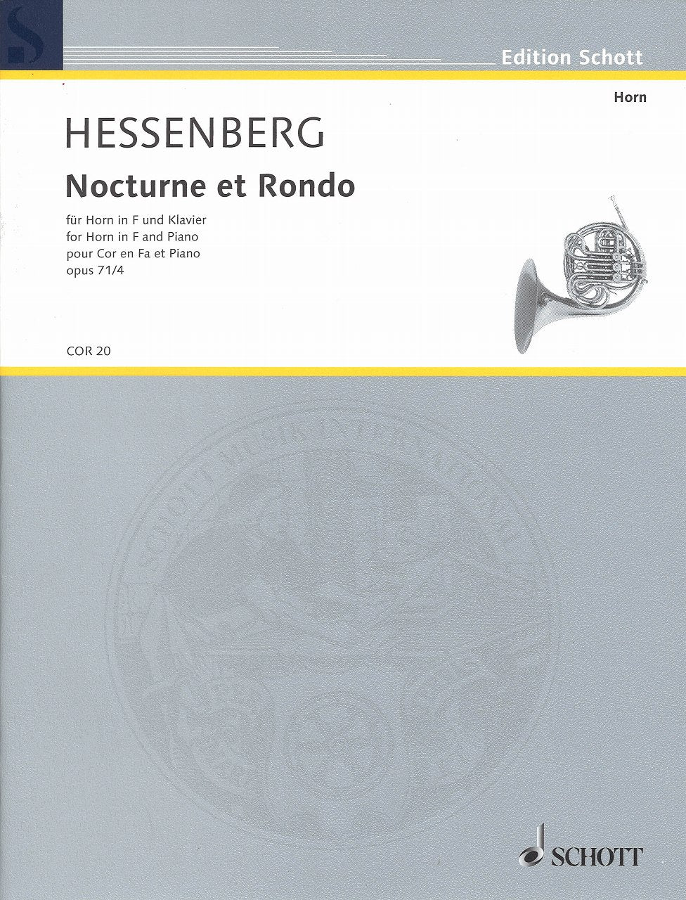 Hessenberg, Nocturne et Rondo op. 71/4 (Schott)