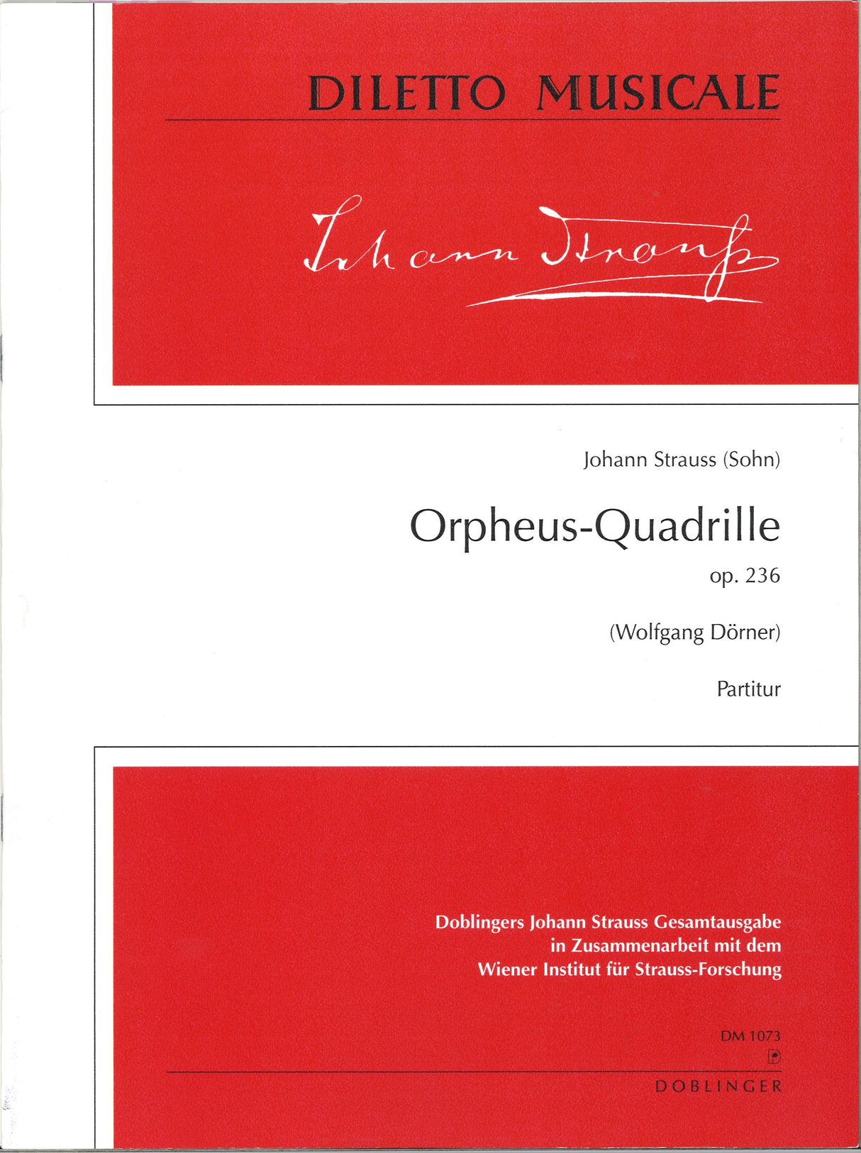 Strauss,J., Orpheus-Quadrille Full Score (Doblinger)