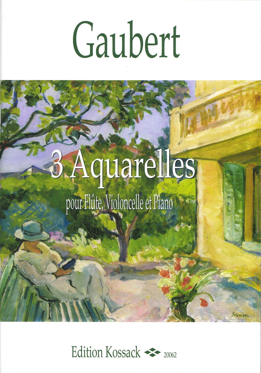 Gaubert, 3 Aquarelles (Kossack)