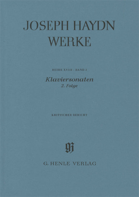 Haydn Werke 18/2 Kritscher Bericht (Henle)