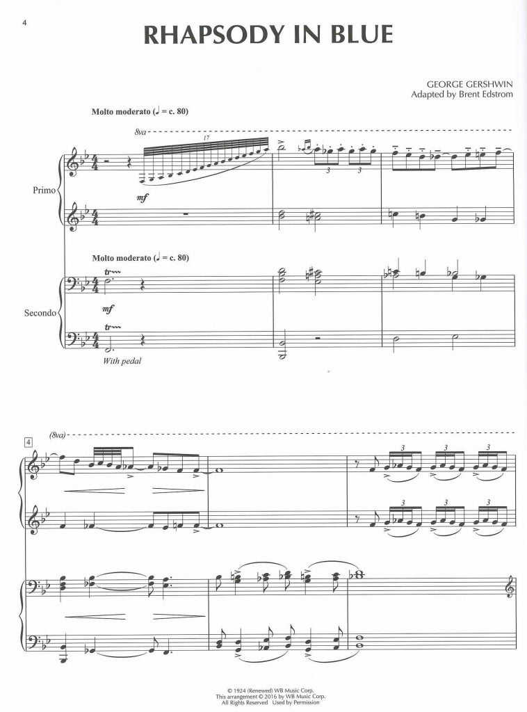 Gershwin, Rhapsody in Blue (Edstrom) (Hal Leonard)