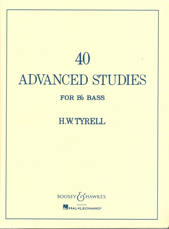 Tyrell, 40 Advanced Studies (Boosey)