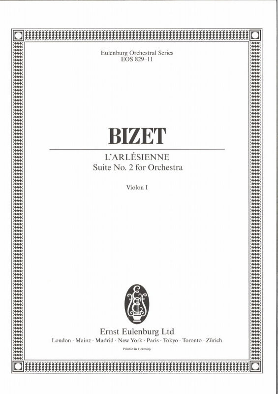 Bizet, Arlesienne Suite No. 2 (Eulenburg/Breitkopf)