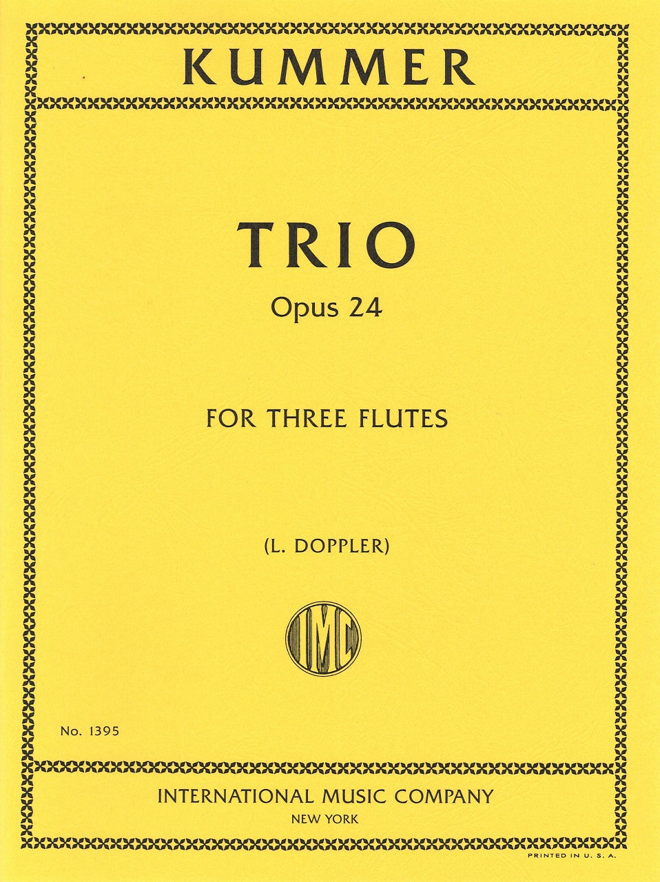 Kummer, Trio op. 24 in G (IMC)