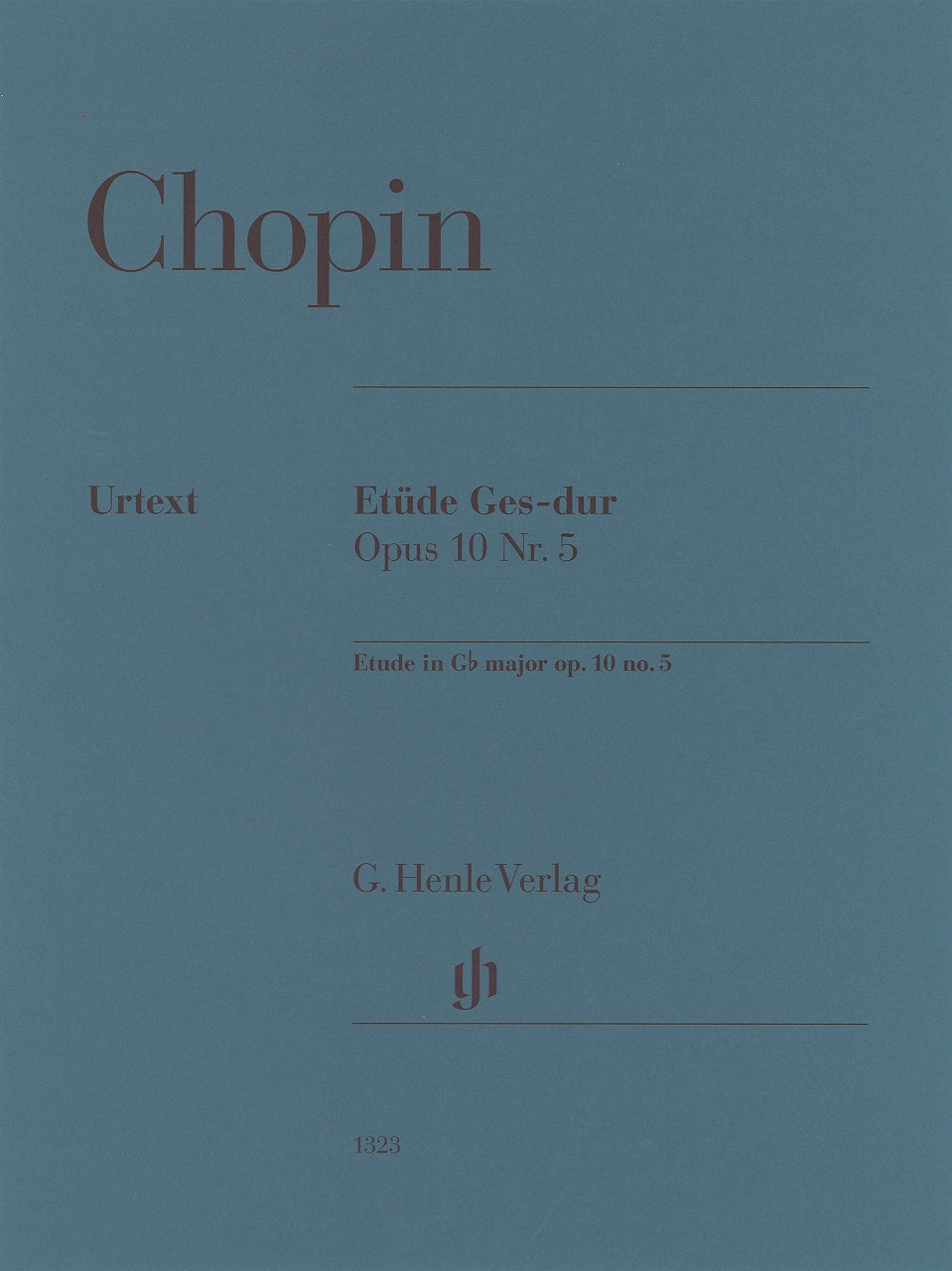 Chopin, Etude op. 10/5 in Gb (Henle)