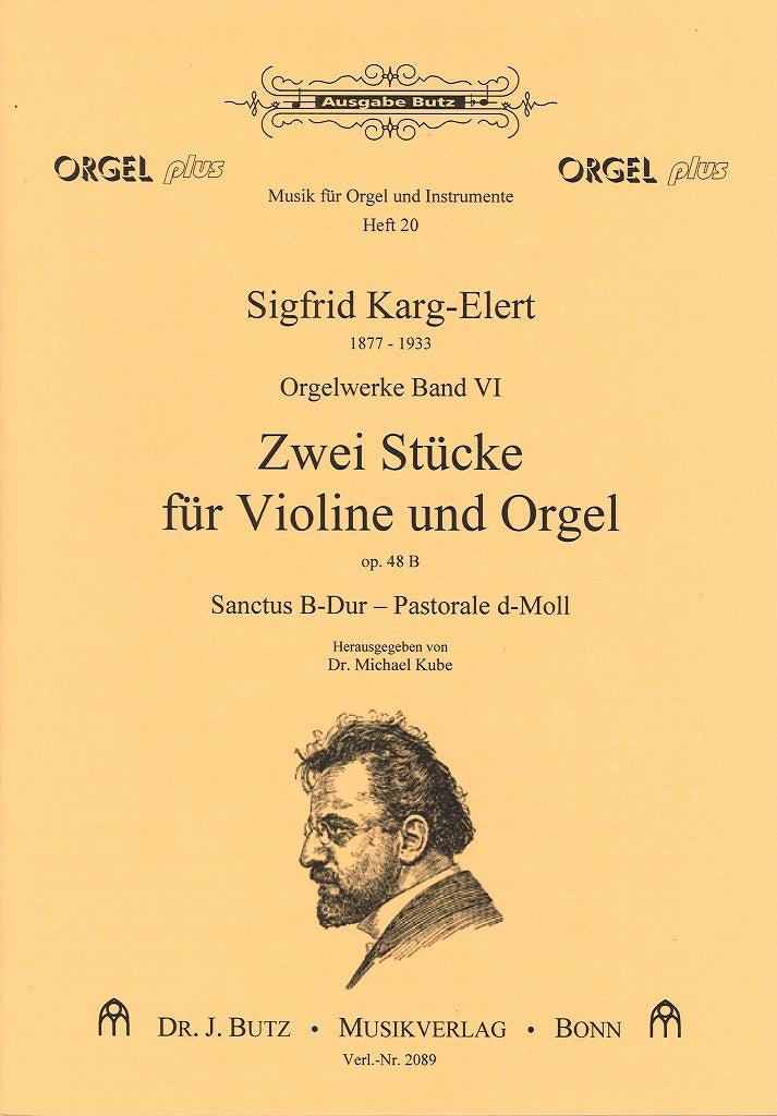 Karg-Elert, Orgelwerke 6 (Vn,Org) (Butz)