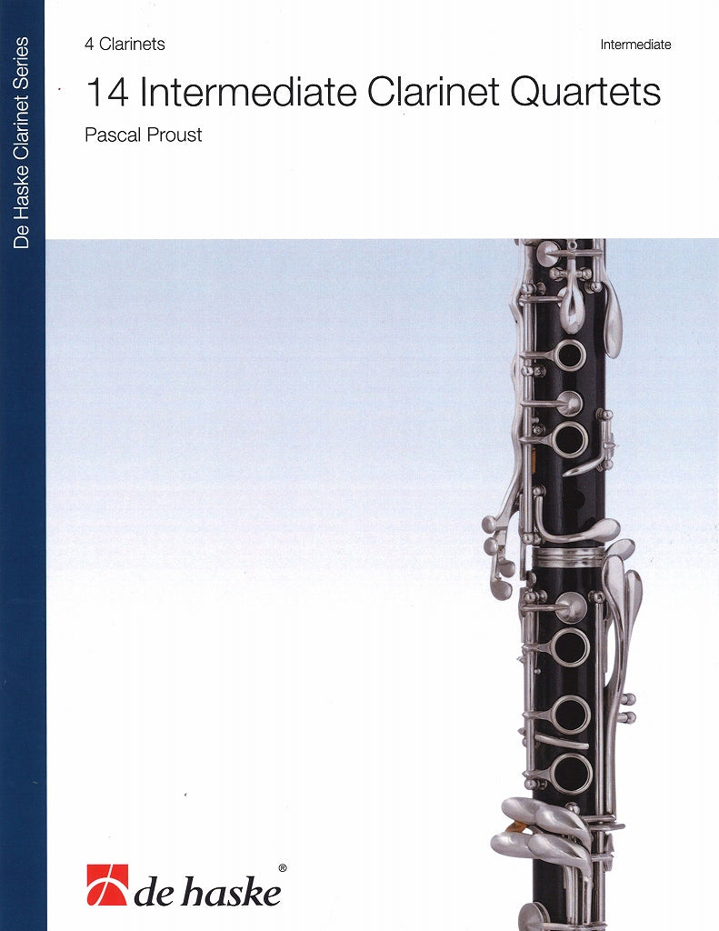Proust, 14 Intermediate Clar. Quartets (De Haske)