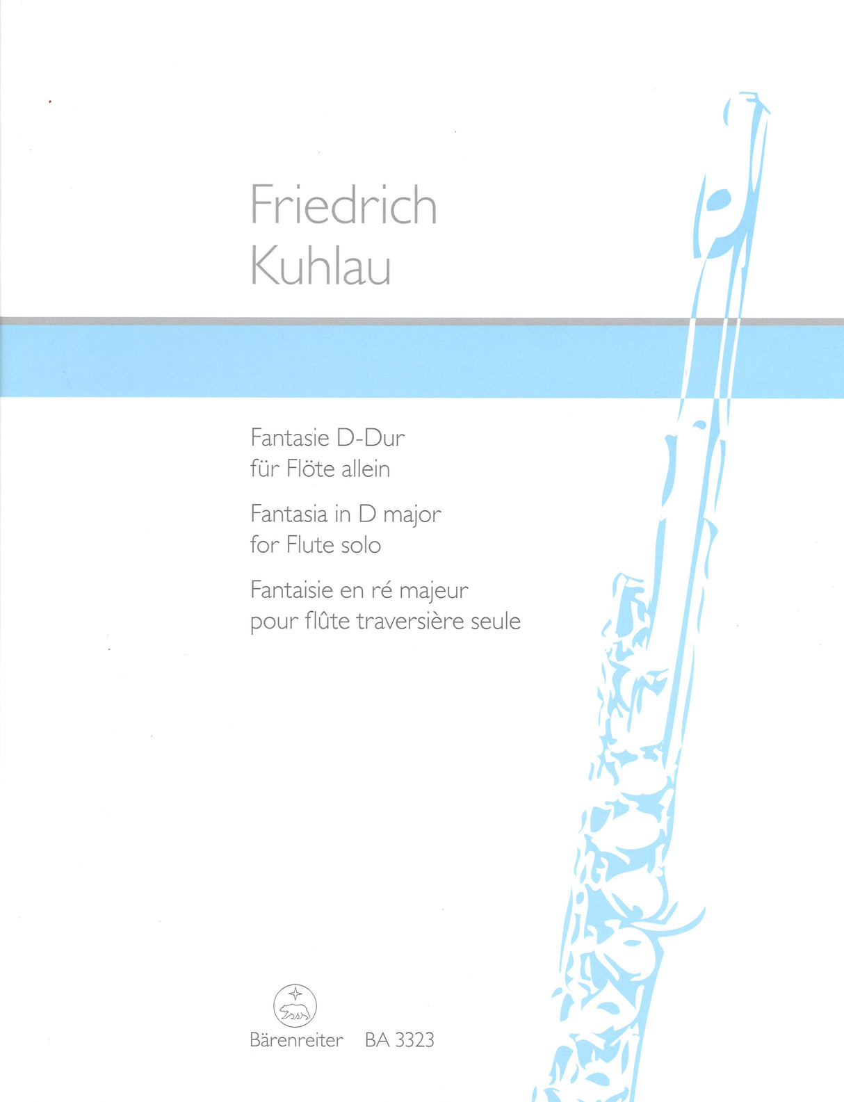 Kuhlau, Fantasie op. 38/1 in D (Fl Solo) (Barenreiter)