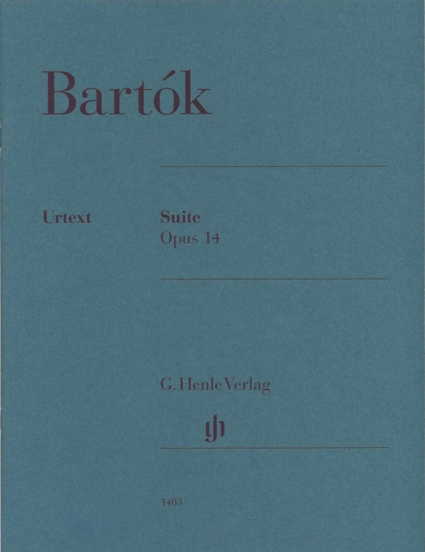 Bartok, Suite op. 14 (Somfai) (Henle)