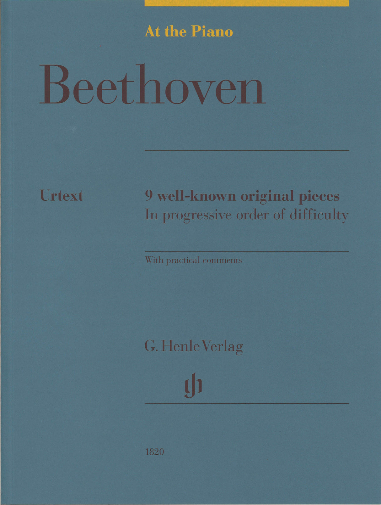 Beethoven, 9 well-known original pieces (Henle)