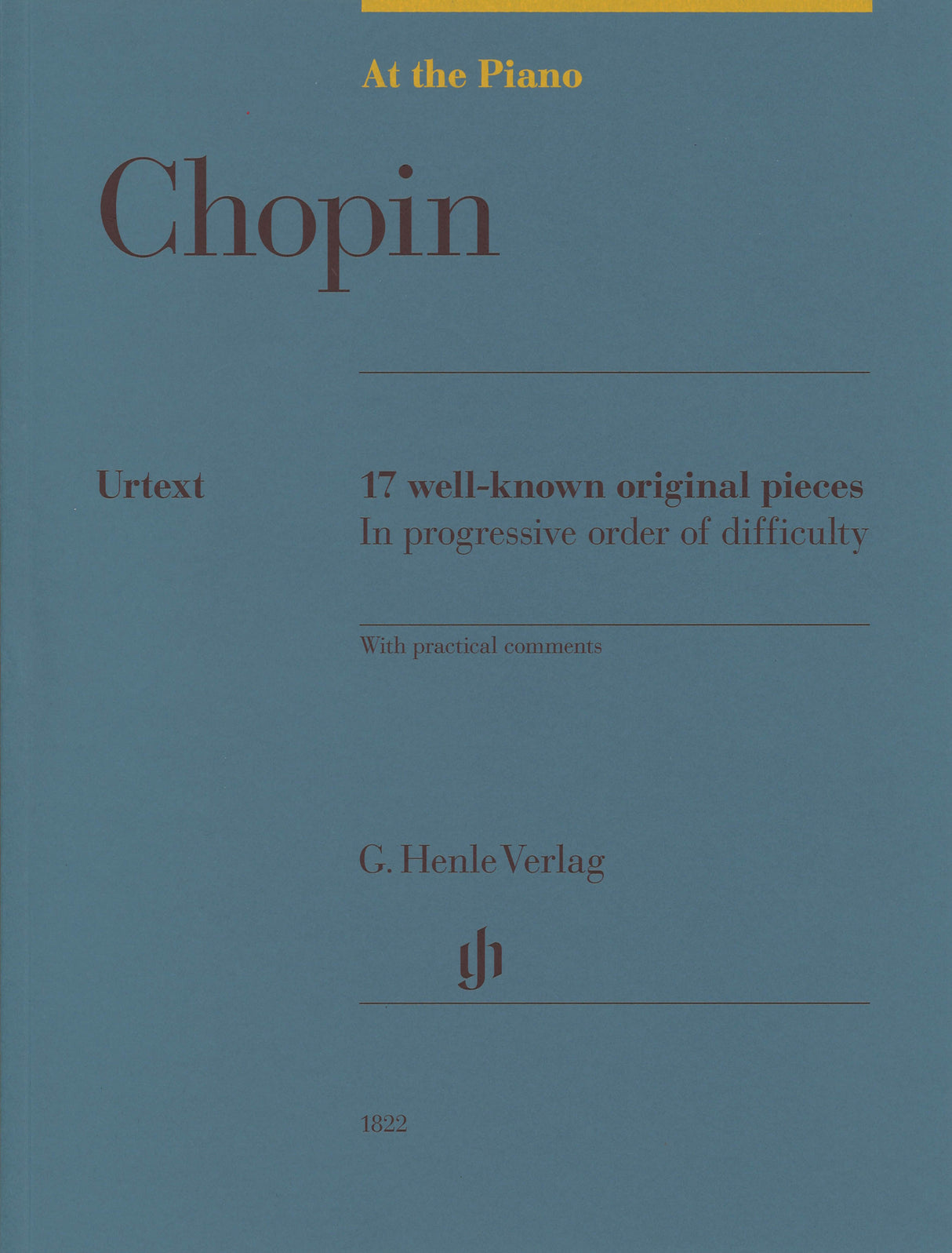 Chopin, 17 well-known original pieces (Henle)