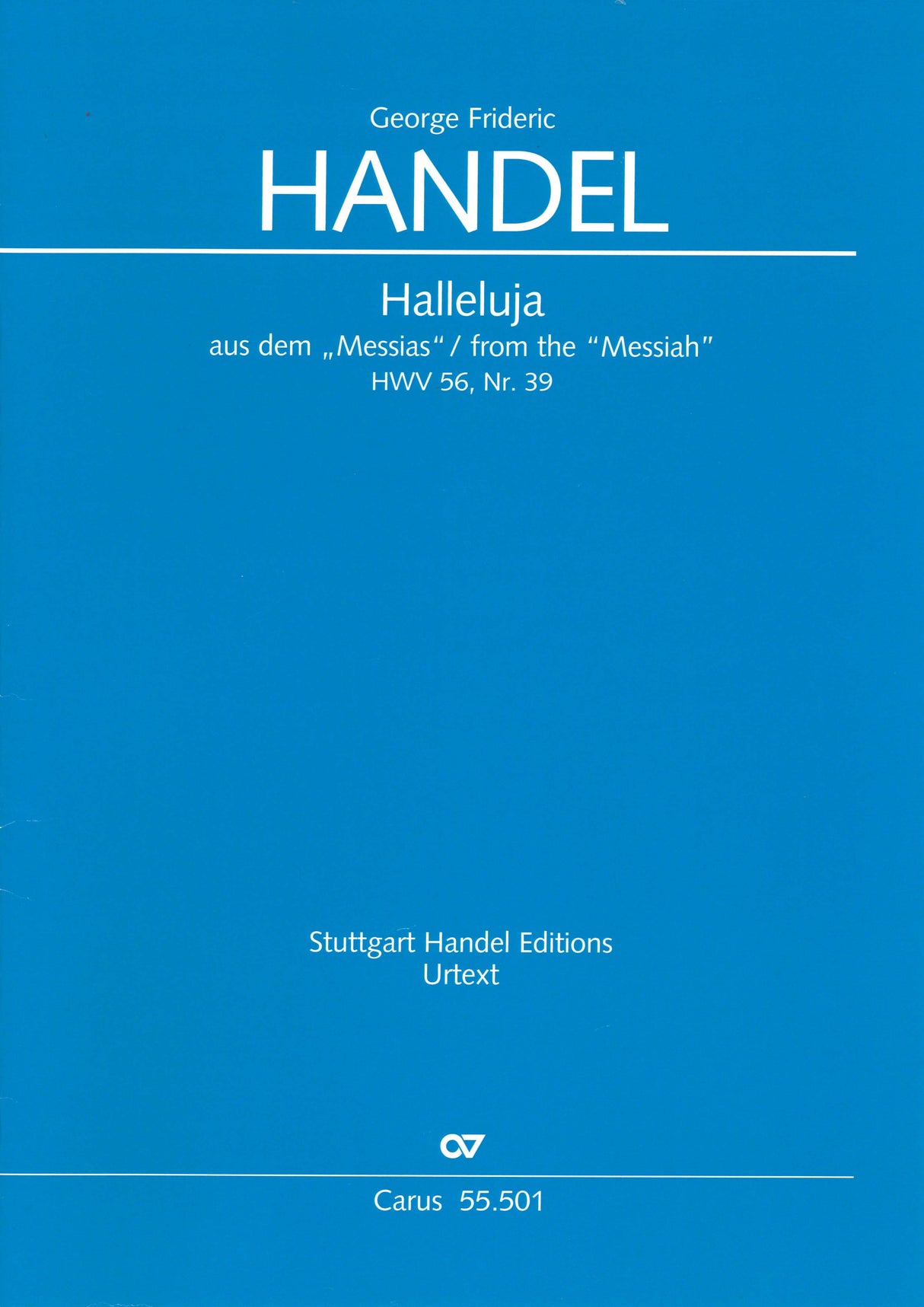 Handel, Halleluja (Full Score) (Carus)