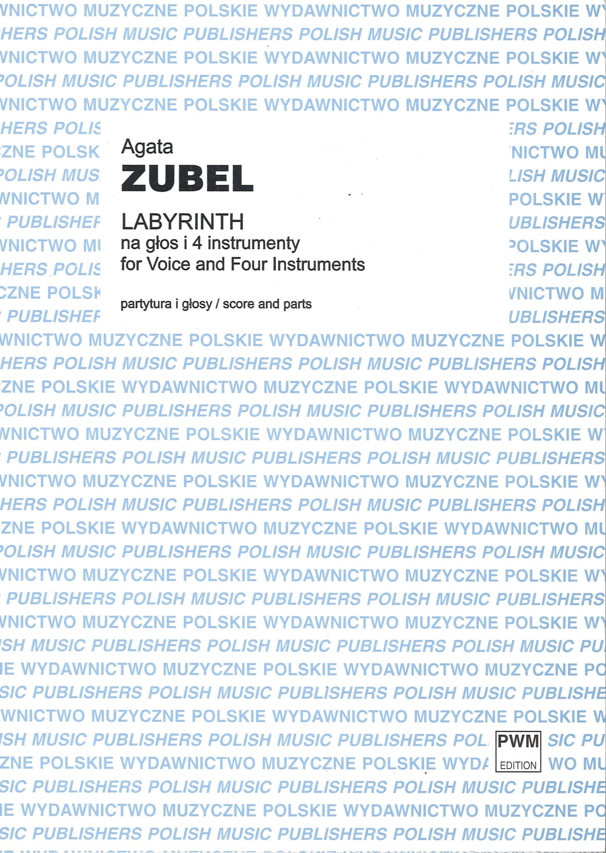 Zubel, Labyrinth (Vo,BsFl,Trp,TSax,CB) (PWM)