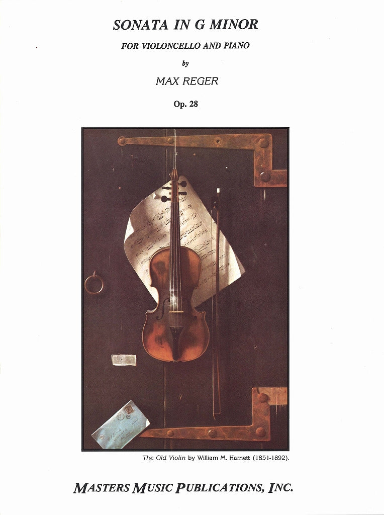 Reger, Sonata op. 28 in G (No. 2) (Masters Music)