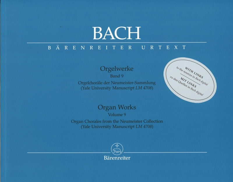 Bach, Orgelwerke 9: Neumeister-Samm(rev) (Barenreiter)