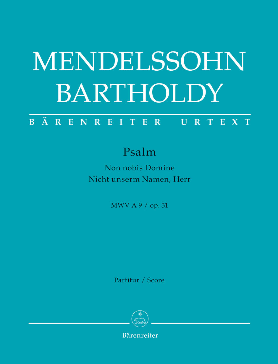 Mendelssohn, Psalm op. 31 Full Score (Barenreiter)