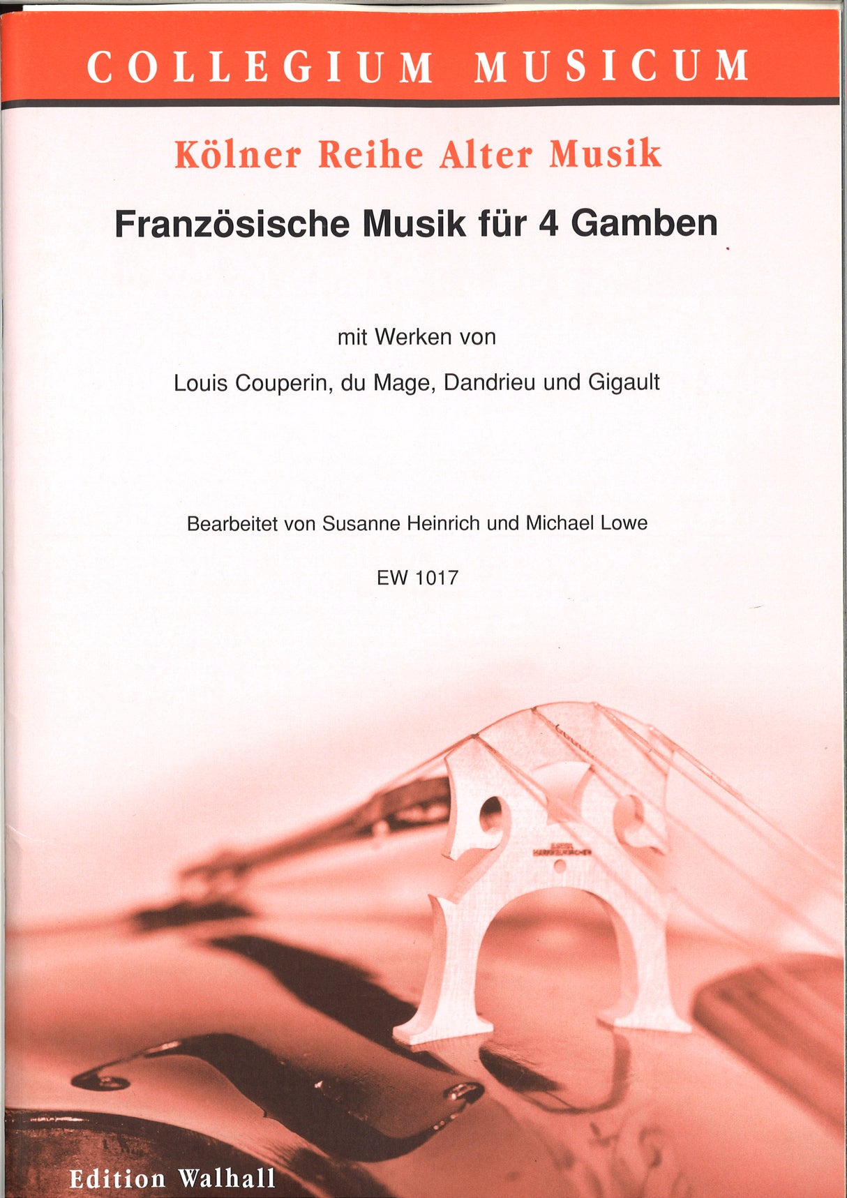 Franzosische Musik fur 4 Gamben (Walhall)