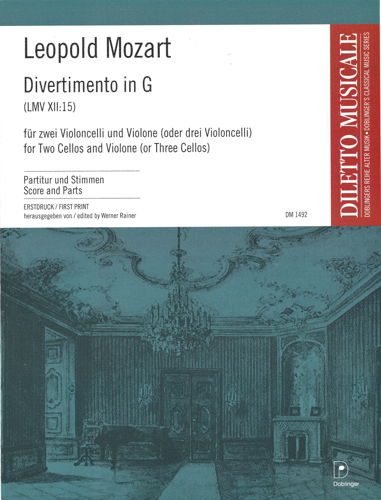 Mozart,L., Divertimento in G (2Vc,CB/Vc) (Doblinger)