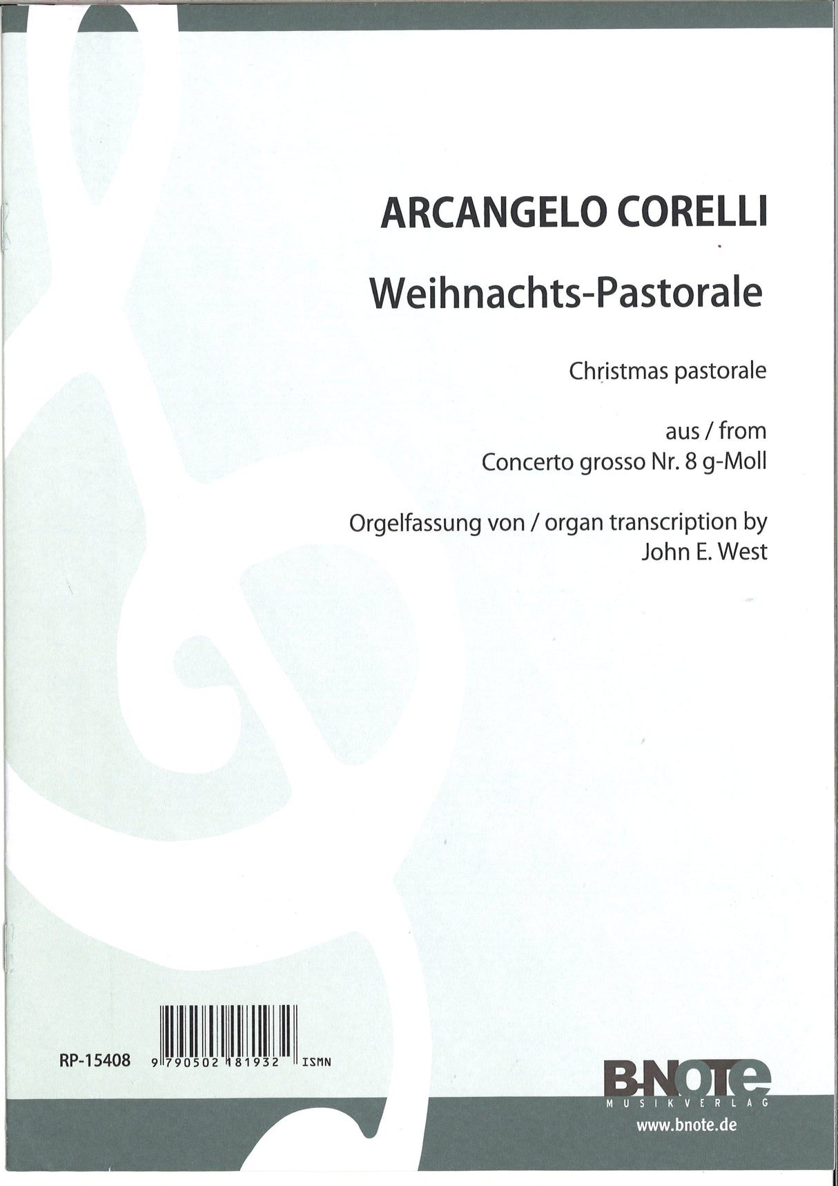 Corelli, Pastorale from Concerto op. 6/8 (B-Note)