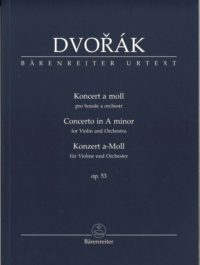 Dvorak, Concerto for Violin op. 53 B 108 (Barenreiter)