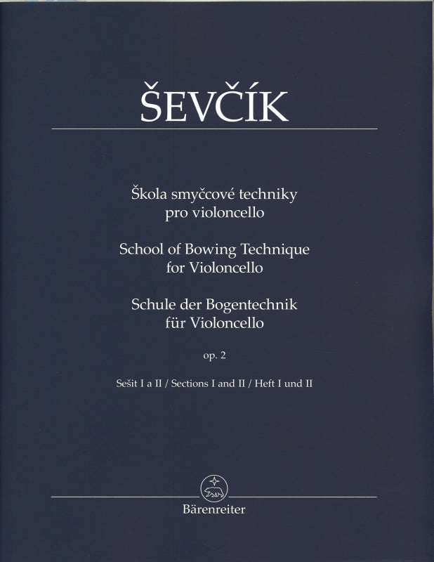 Sevcik, School of Bowing op. 2 Bk 1 (Barenreiter)