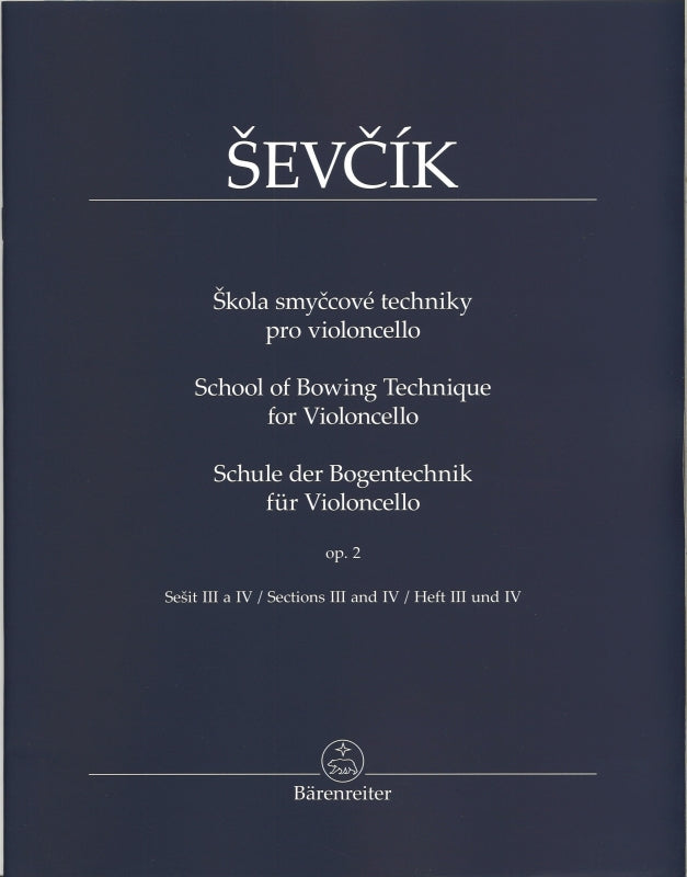 Sevcik, School of Bowing op. 2 Bk 2 (Barenreiter)