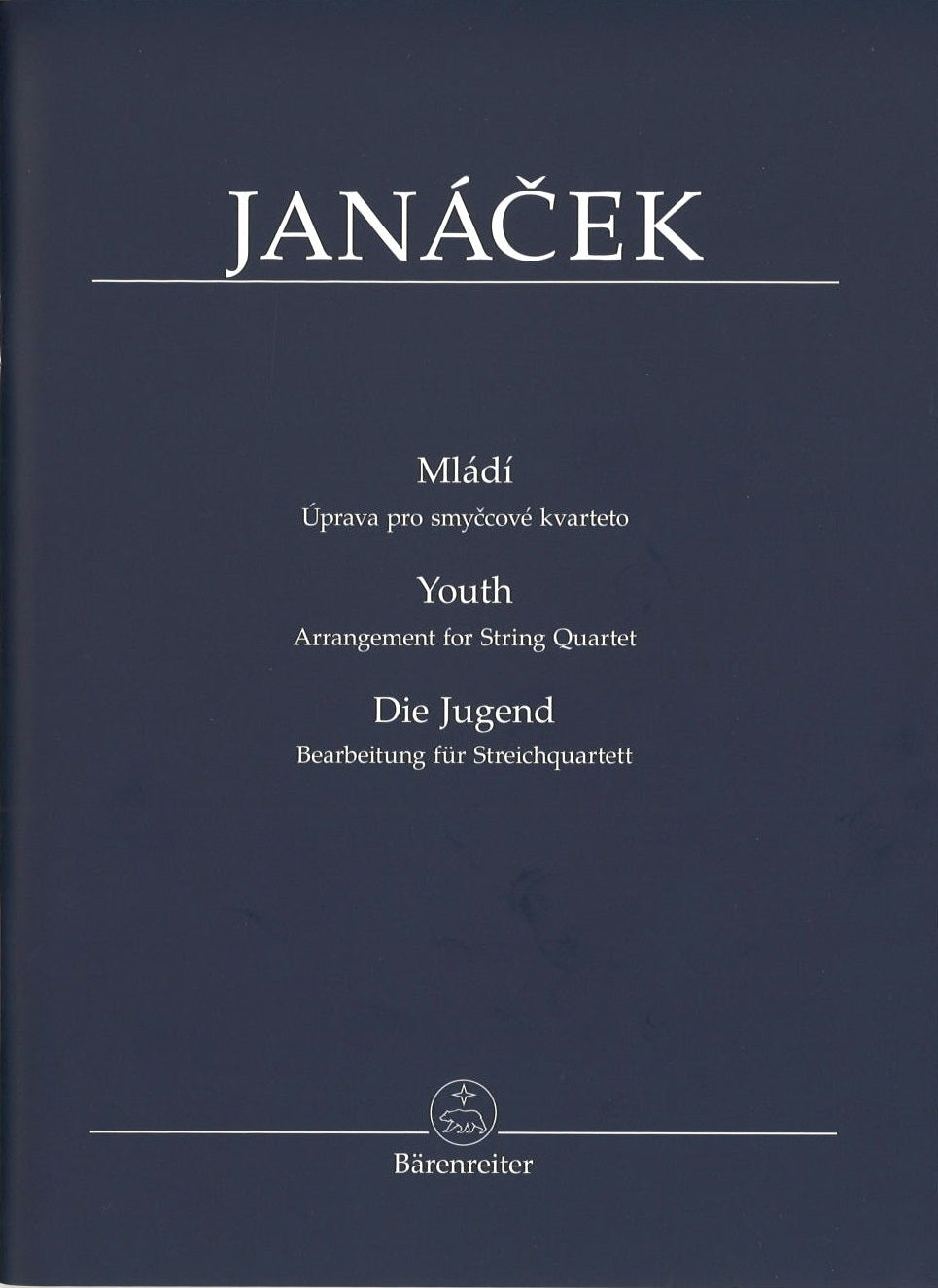 Janacek, Mladi/Youth for String Quartet (Barenreiter)