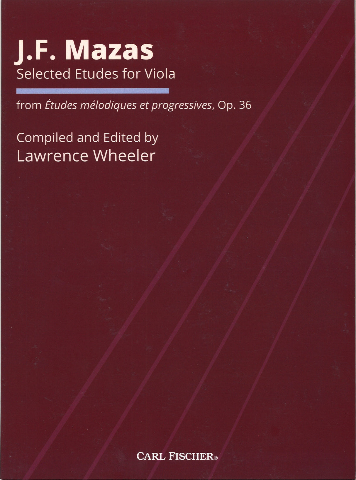 Mazas, Selected Etudes from op. 36 (Carl Fischer)