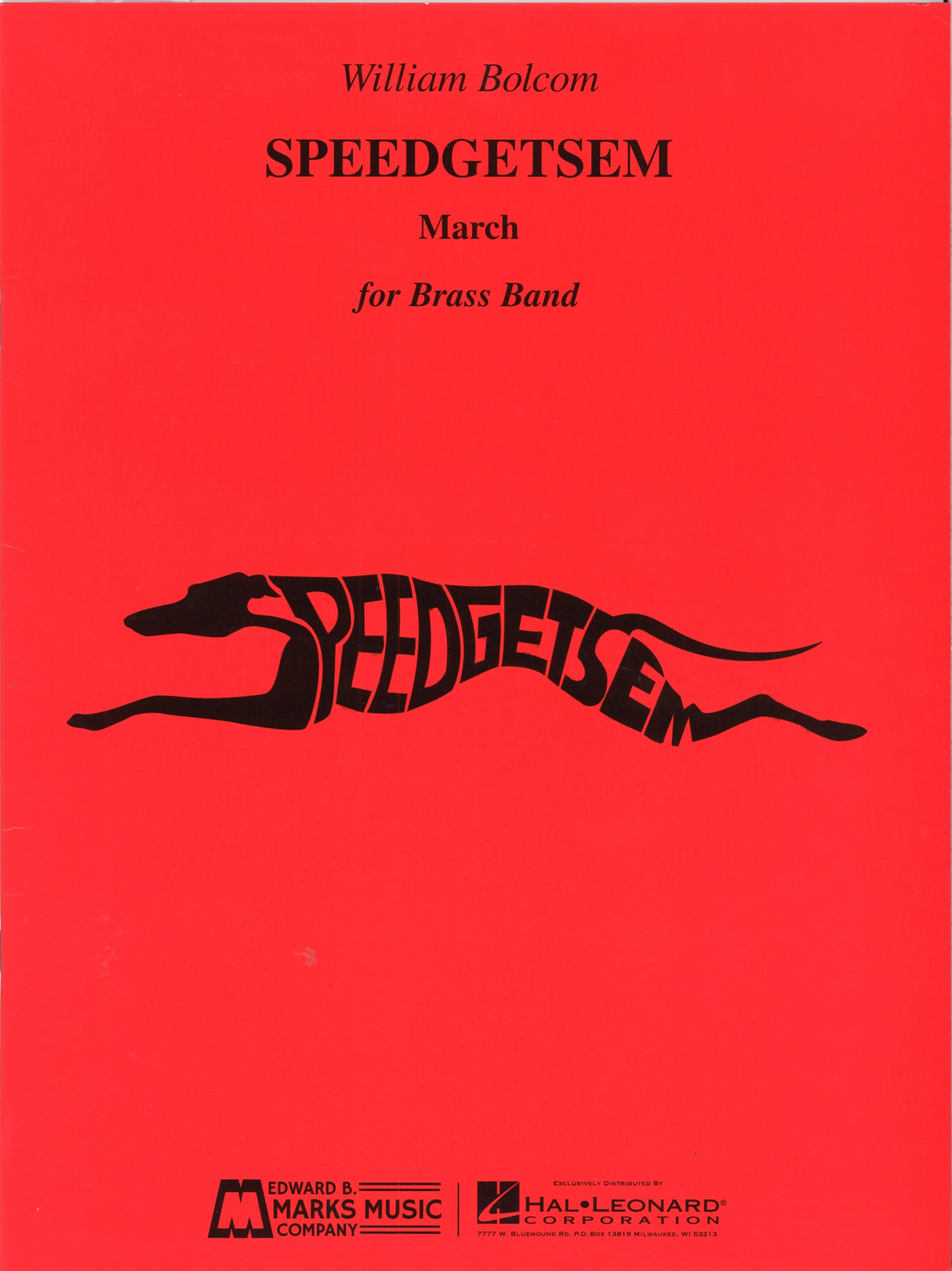 Bolcom, Speedgetsem (Brass Band) (Marks)