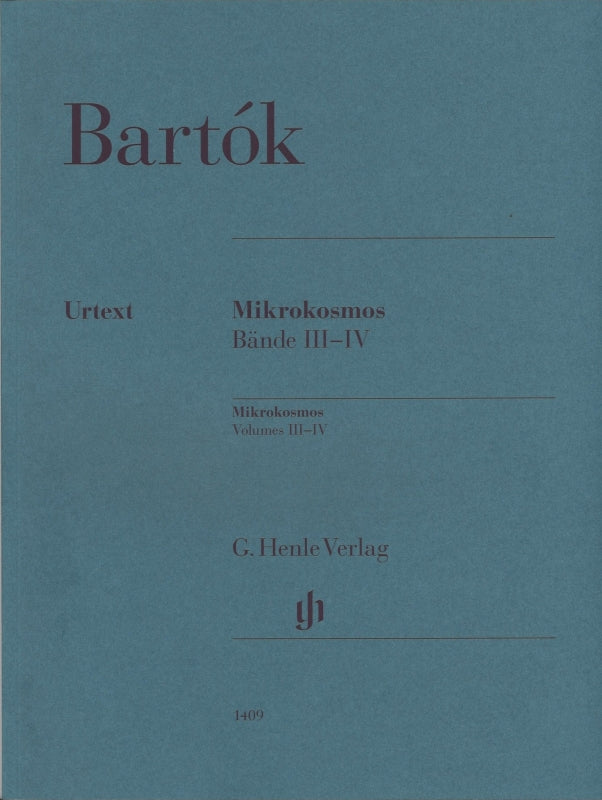 Bartok, Mikrokosmos 3-4 (Henle)