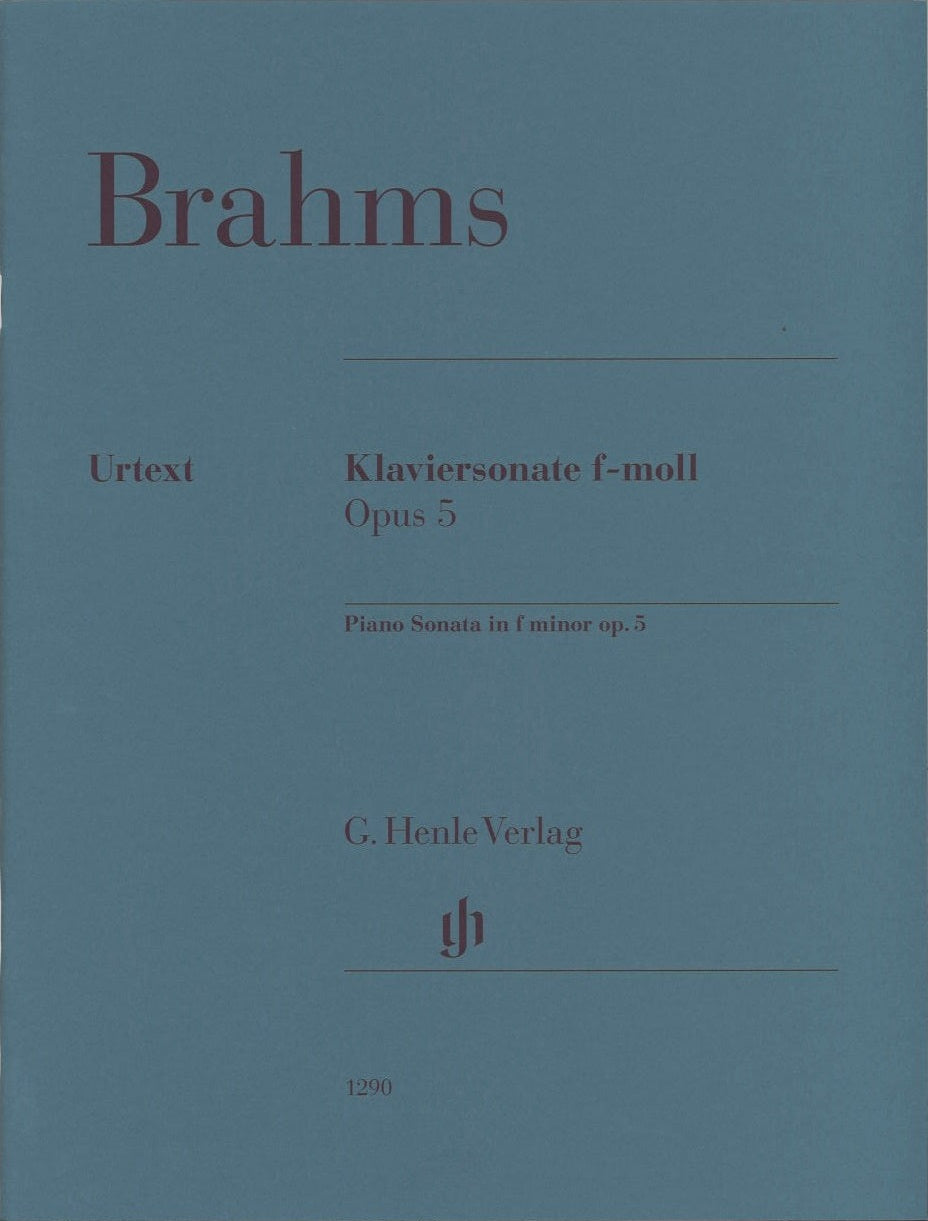 Brahms, Sonata No. 3 in f, op. 5 (Henle)