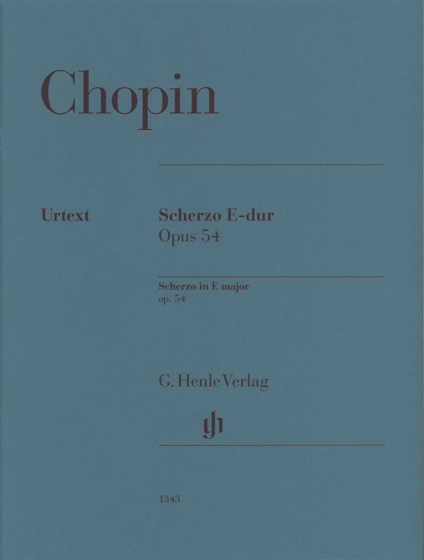 Chopin, Scherzo op. 54 in E (Mullemann) (Henle)