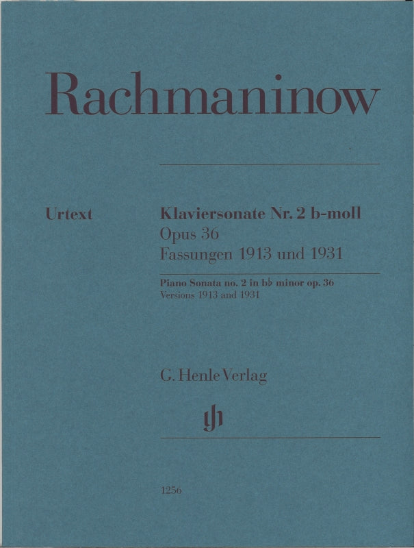 Rachmaninoff, Sonata No. 2 (2 vers.) (Henle)