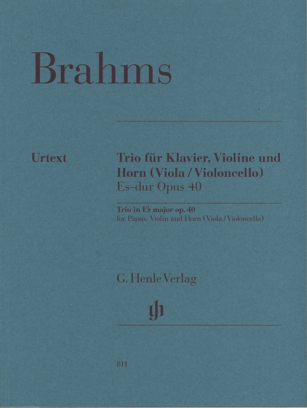 Brahms, Trio op. 40 in Eb (Hn,Vn,Pf) (Henle)