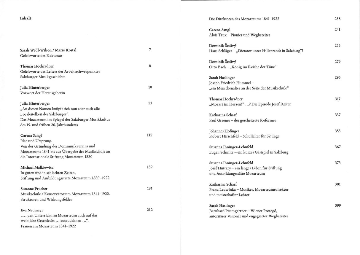 Hinterberger, Von der Musikschule zum (Hollitzer Wissenschaftsverlag)