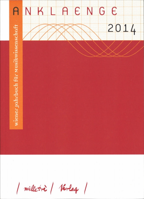 Holzer, Anklaenge 2014: Musikanalysieren (Mille Tre Verlag)