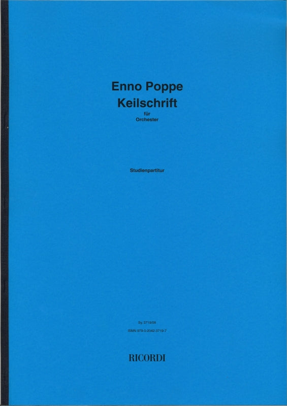 Poppe, Keilschrift (Ricordi)