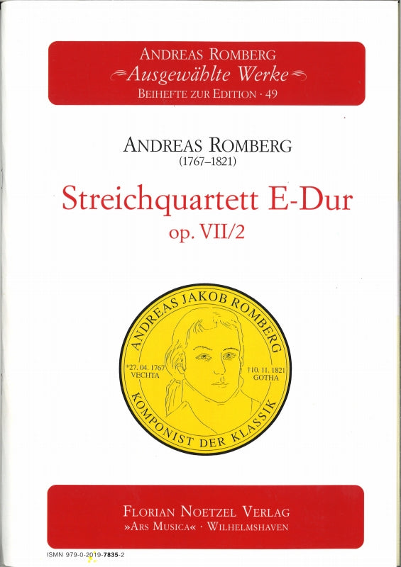 Romberg, Streichquartett in E op. 7/2 (Noetzel)