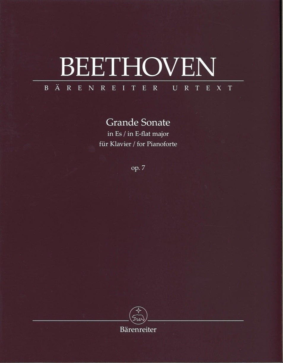 Beethoven, Sonata No. 4 in Eb, op. 7 (Barenreiter)