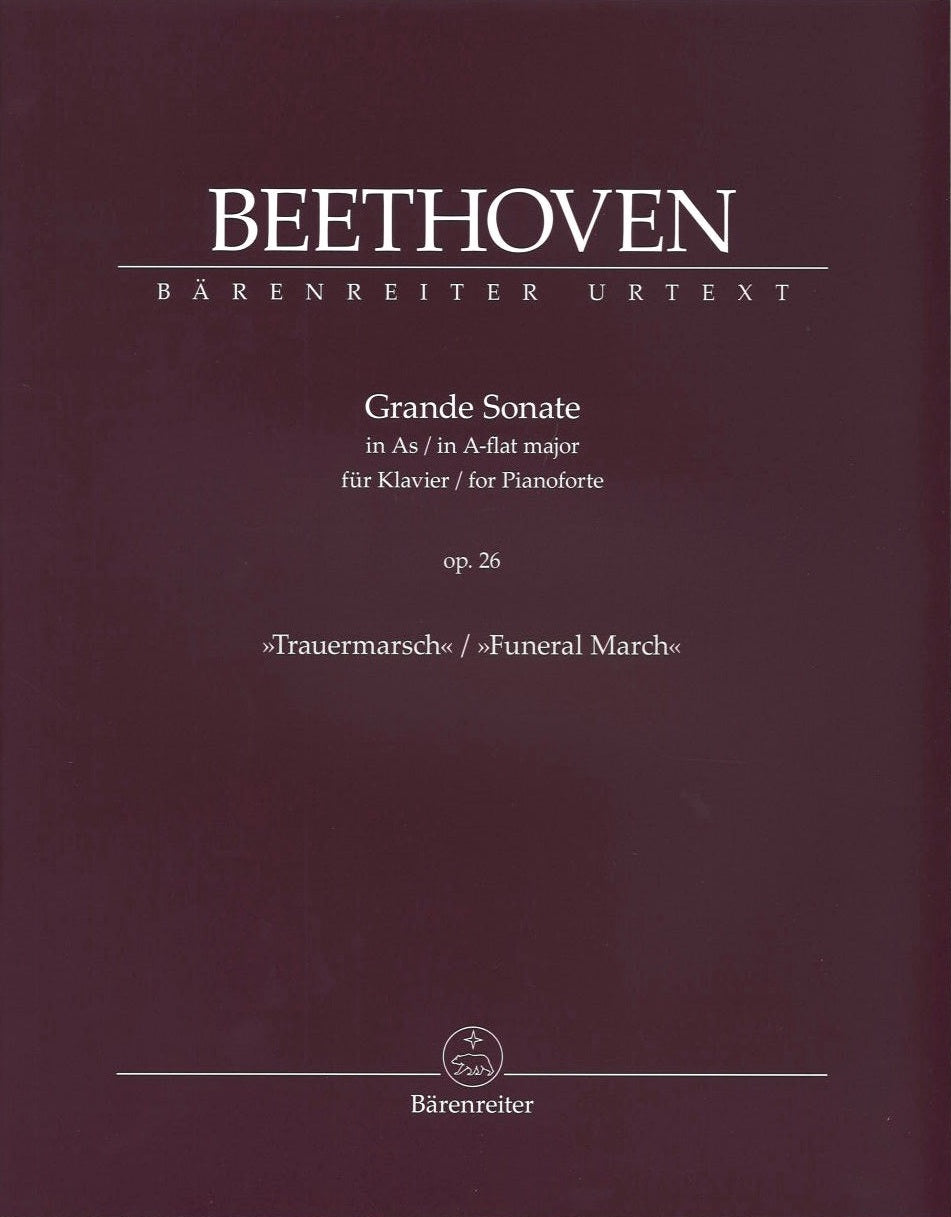 Beethoven, Sonata No.12 op. 26 'Trauer' (Barenreiter)