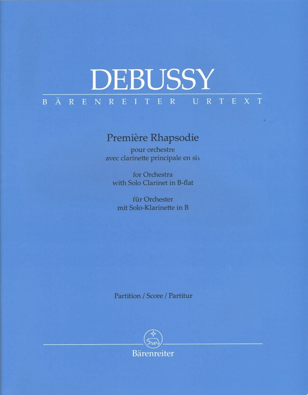 Debussy, 1ere Rhapsodie: Full Score (Barenreiter)