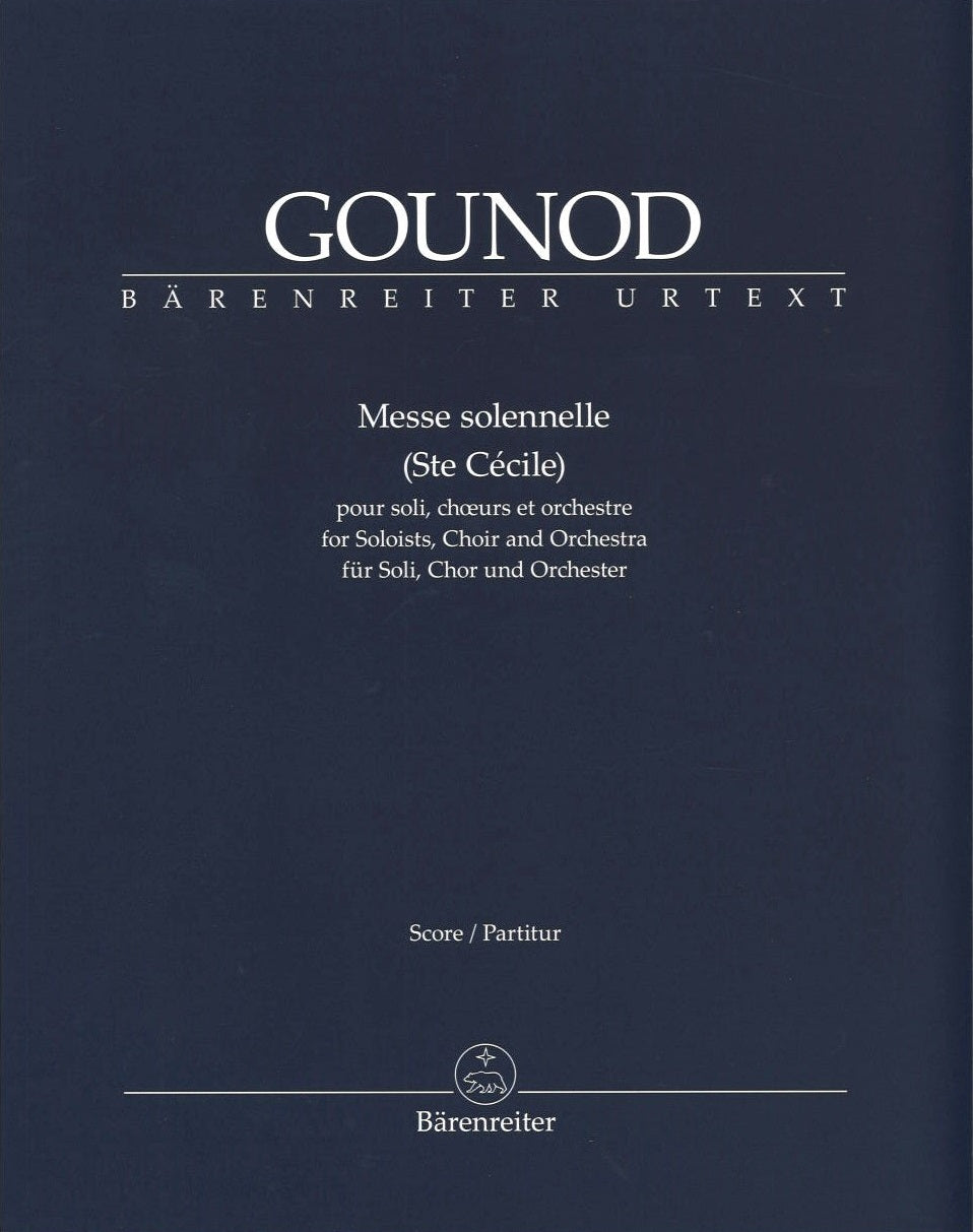 Gounod, Messe solenn. Ste Cecile Score (Barenreiter)