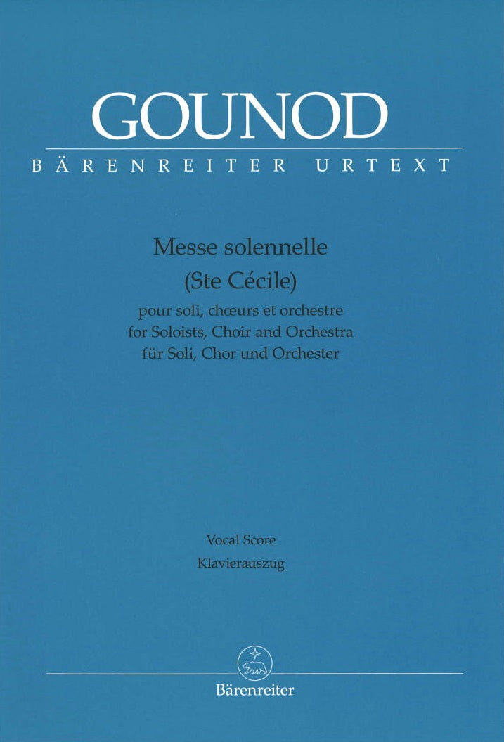 Gounod, Messe solen. Ste Cecile Vocal Sc (Barenreiter)