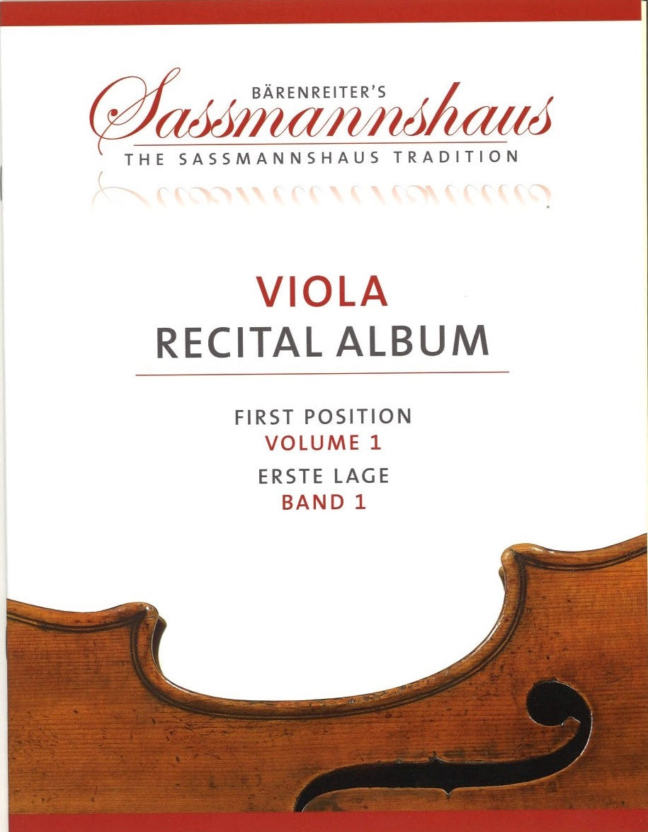 Viola Recital Album 1st Pos. Vol. 1 (Barenreiter)