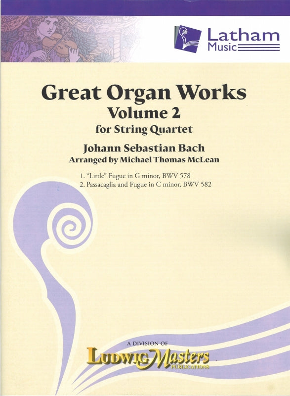 Bach, Great Organ Works 2 (Qrt) (Latham Music/LudwigMasters)