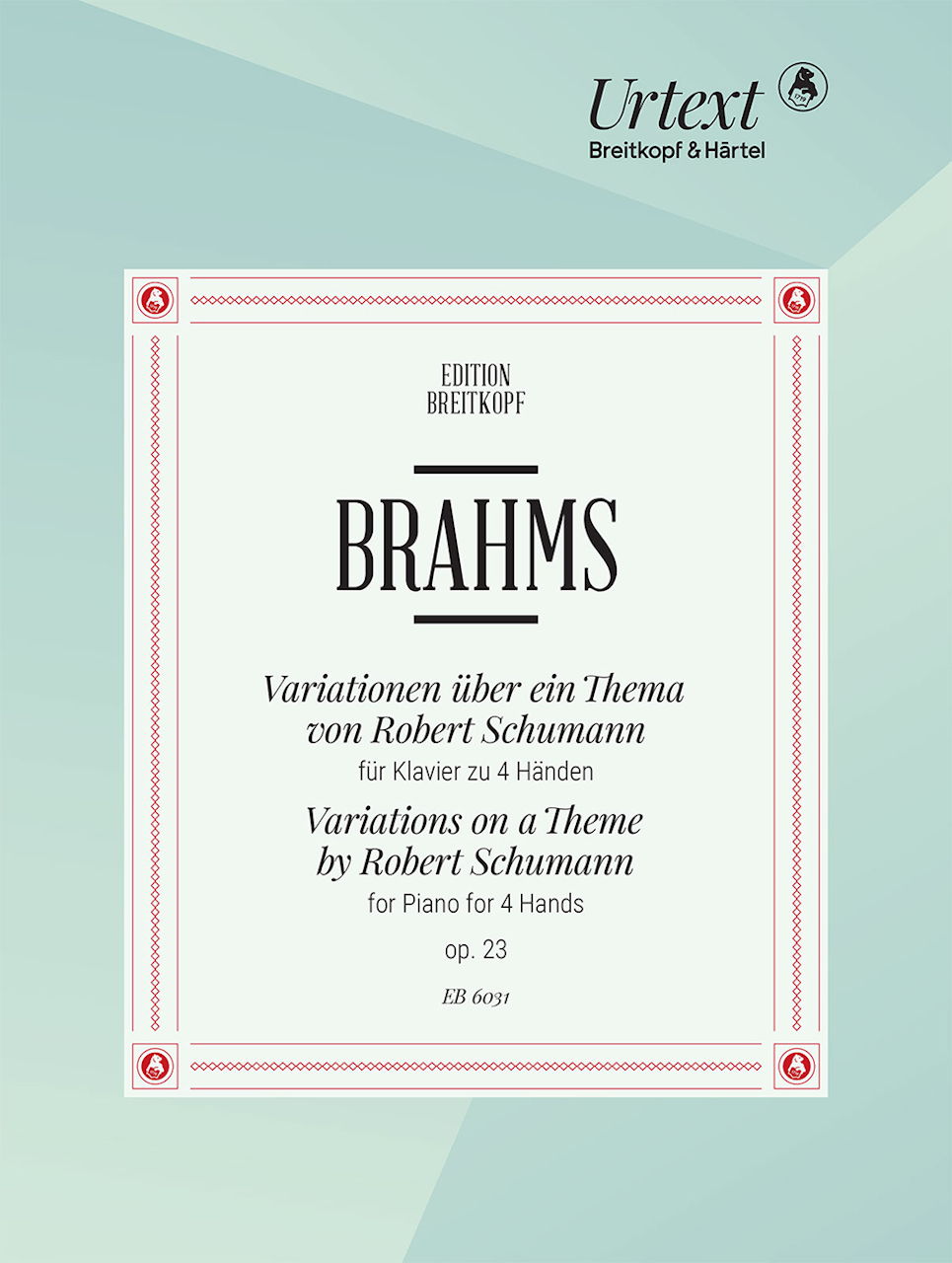 Brahms, Schumann Variations op. 23 (Breitkopf)